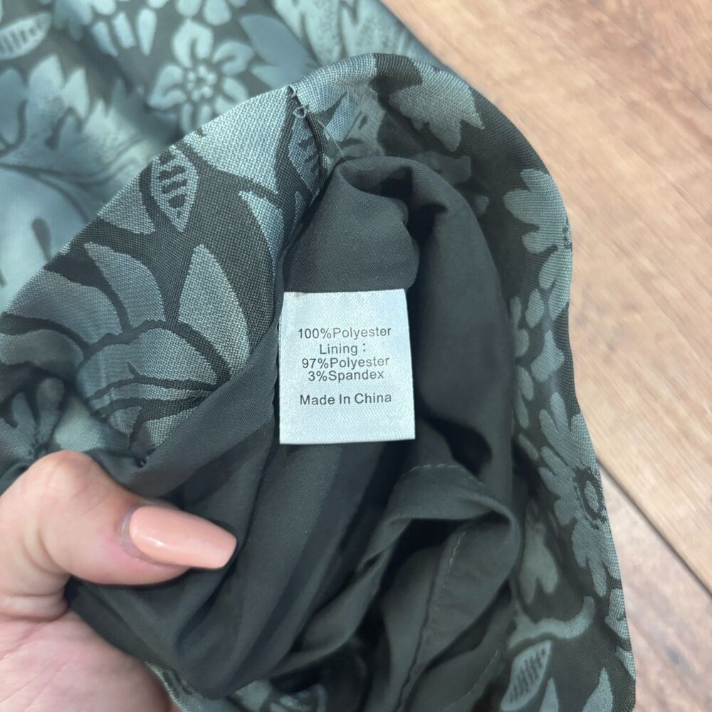 TUCKERNUCK Emerald Mirasol Jacquard Adelaide Dress Emerald Botanical Size S $298 - Picture 6 of 10